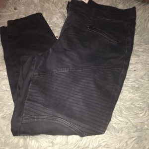 Black Gap Biker Jeans